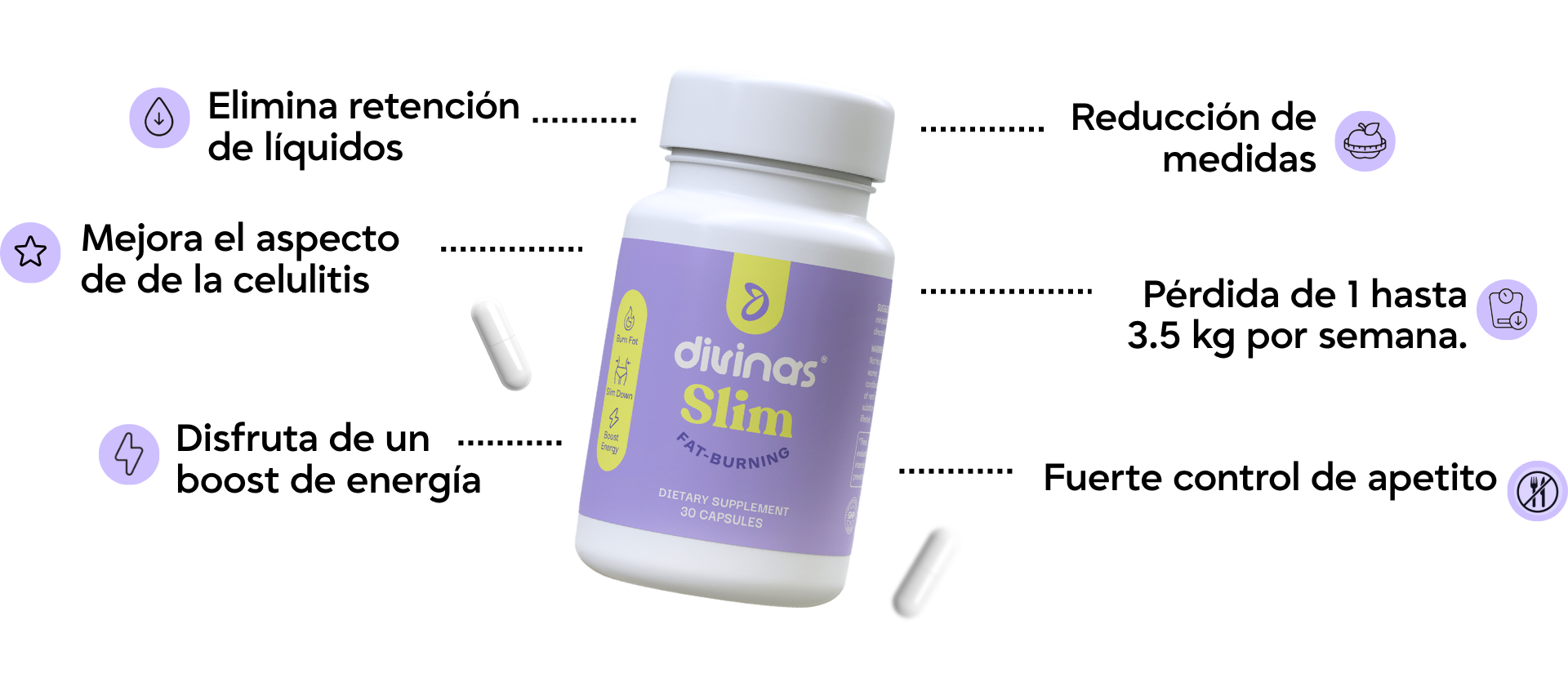 Beneficios y presentación de Divinas Slim